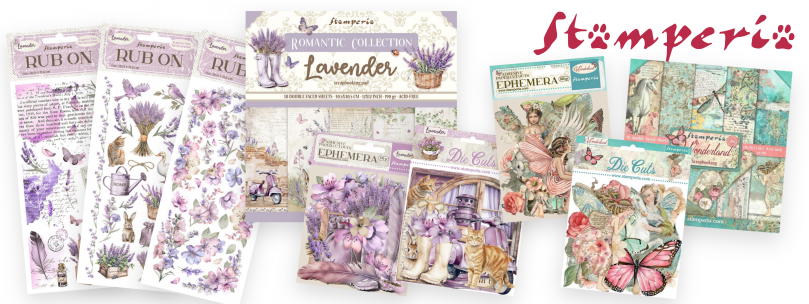 Stamperia Lavender und Wonderland