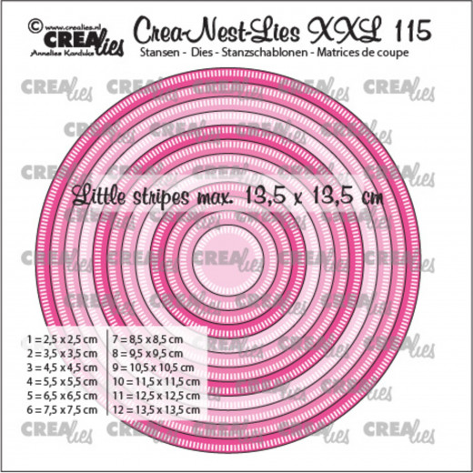 Crea-Nest-Lies XXL Stanze - Nr. 115 - Kreise