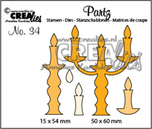 CREAlies Partz - Nr. 34 - Kerzenhalter