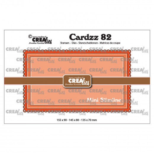CREAlies Cardzz No. 82 - Mini Slimline B