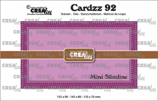 CREAlies Cardzz - Nr. 92 - Mini Slimline L