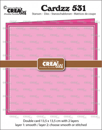 CREAlies Cardzz Doppelkarte 13,5 x 13,5 cm