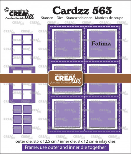 CREAlies Cardzz Frame and Inlay - Fatima 6x quadratisch