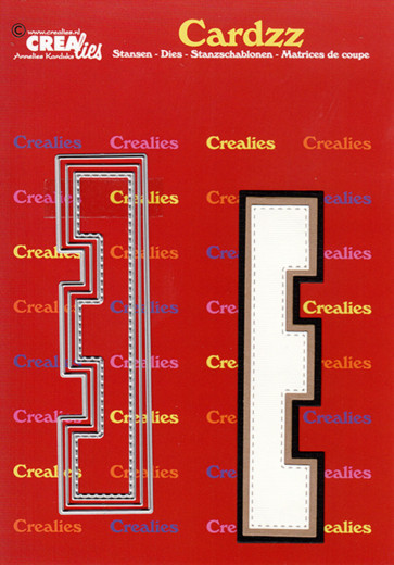 CREAlies Cardzz Letters - Buchstabe E