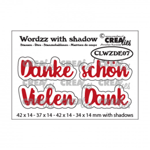 CREAlies Wordzz with Shadow - Vielen Dank (DE)