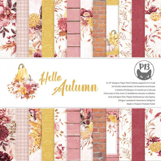 Hello Autumn 6x6 Paper Pad