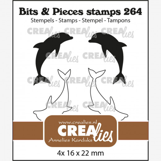 Clear Stamps Bits and Pieces - Delfine 4x