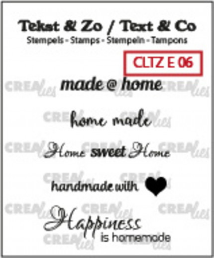 Clear Stamps Text (ENG) - home