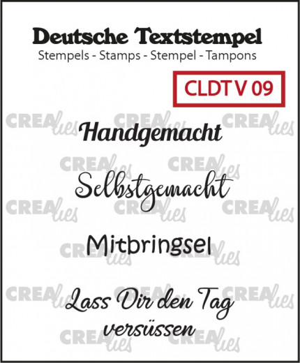 Clear Stamps Text (DE) - Selbstgemacht 09