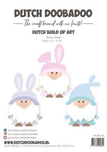 Dutch Build Up Art - Bunny Gnome