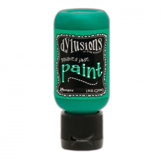Flip Cap Bottle Dylusions Paint - Polished Jade