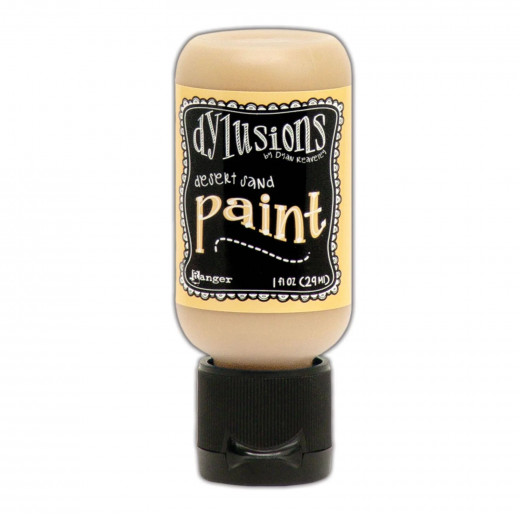 Flip Cap Bottle Dylusions Paint - Vanilla Custard