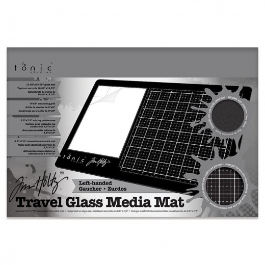 Tonic Studios Tools - Travel Glass Media Mat LINKSHÄNDER