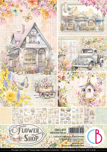 Flower Shop - A4 Creative Pad