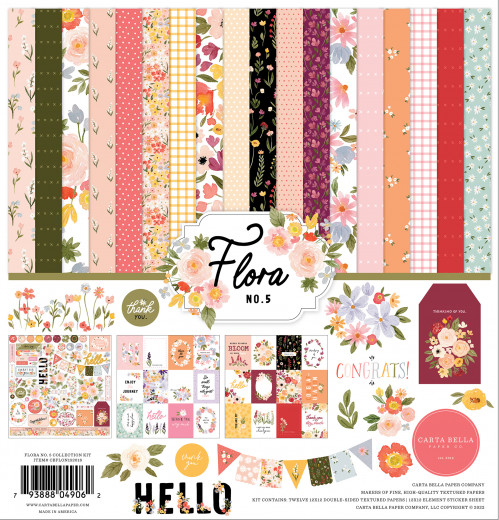 Flora No.5 - Collection Kit 12x12