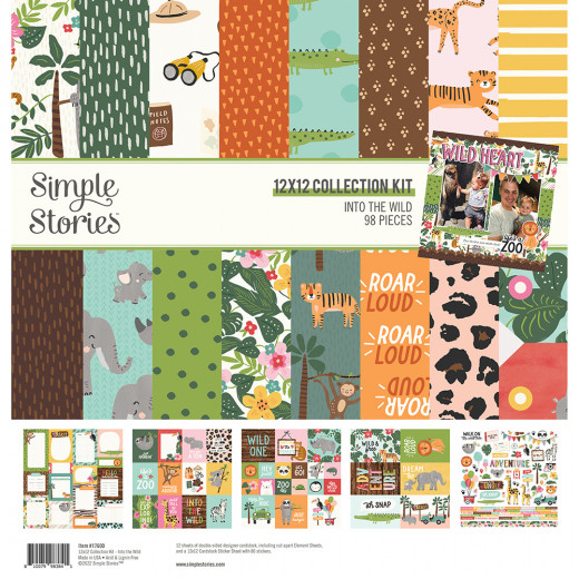 Simple Stories Into the Wild 12x12 Collection Kit