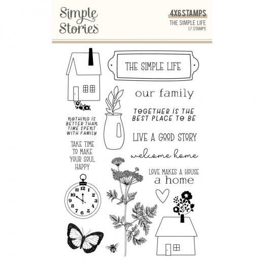 Simple Stories Clear Stamps - The Simple Life