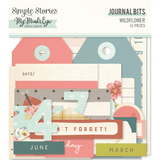 Simple Stories Journal Bits - Wildflower