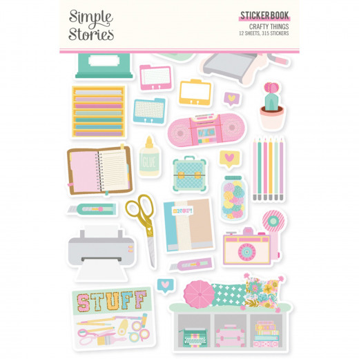 Simple Stories Sticker Book - Crafty Things