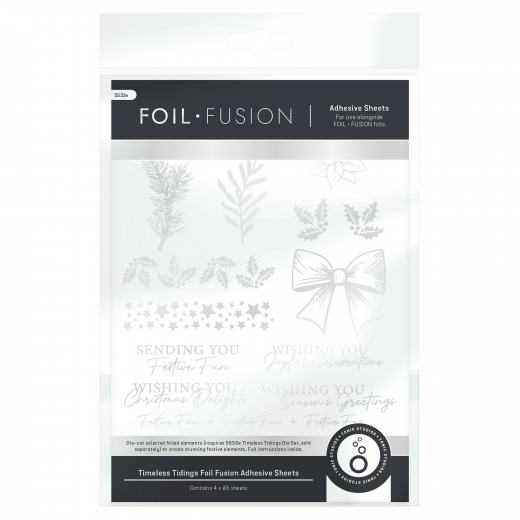 Timeless Tidings - Foil Fusion A5 Adhesive Sheets