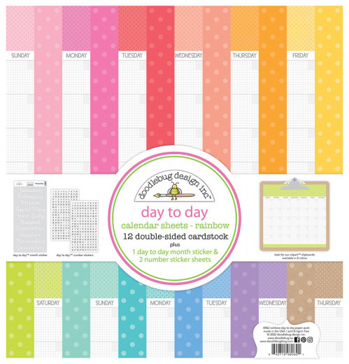 Rainbow Day to Day Calendar Assortment Pack
