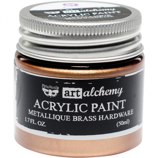 Art Alchemy Metallique Acrylic Paint - Brass Hardware