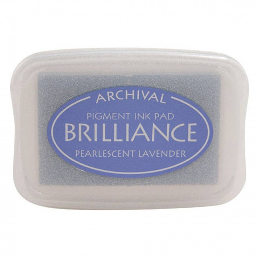 Brilliance Pigment Ink Pad - Pearlescent Lavender