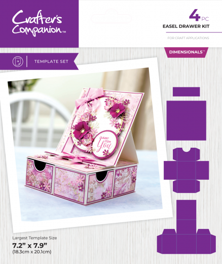 Crafters Companion - Easel Drawer Kit Stencil