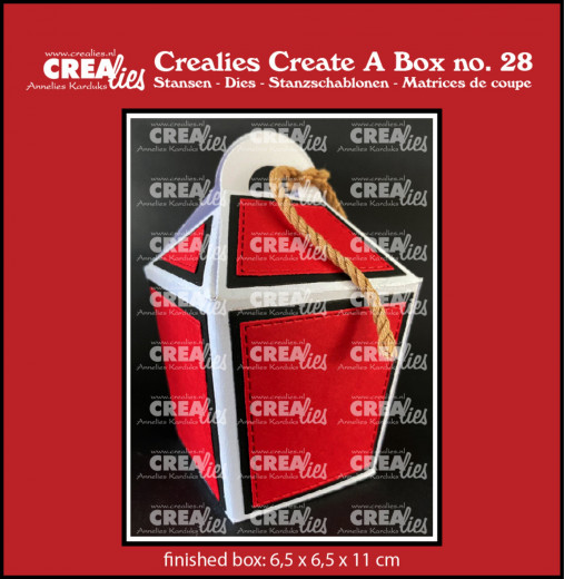 CREAlies Create A Box - No. 28 - Closed Take Out Box (with Handle)