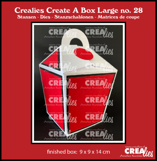 CREAlies Create A Box Large - No. 28 - Closed Take Out Box (with Handle)