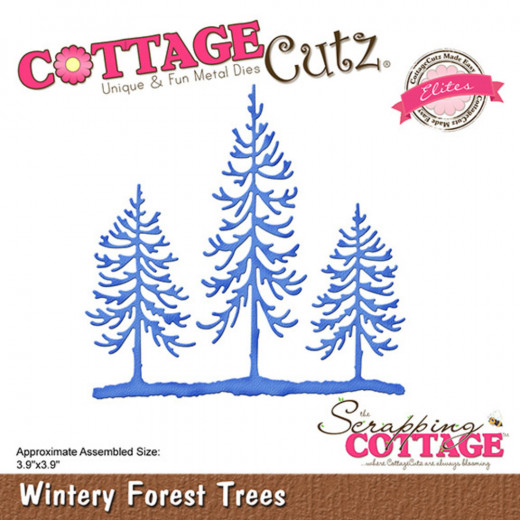 Cottage Cutz Die - Wintery Forest Trees
