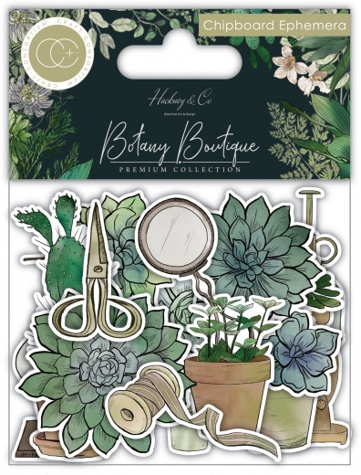 Chipboard Ephemera - Botany Boutique