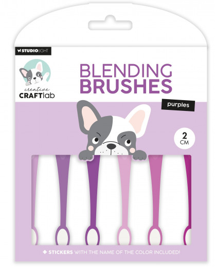 Studio Light - Essentials Nr. 09 - Blending Brushes - Purples 2cm