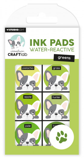 Studio Light - Essentials Nr. 22 - Water-Reactive Ink Pads - Greens