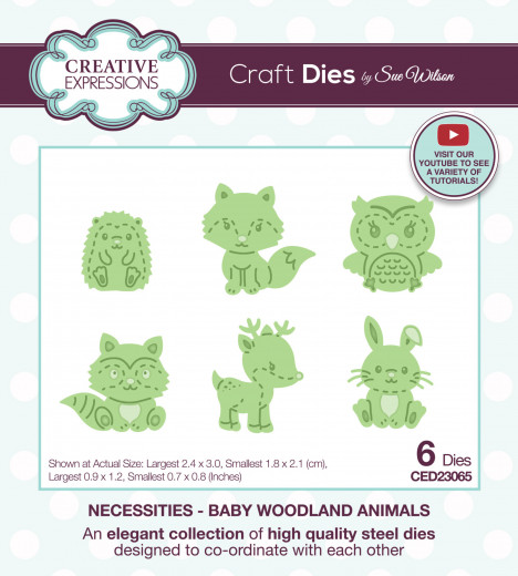 Craft Dies - Sue Wilson - Necessities - Baby Woodland Animals