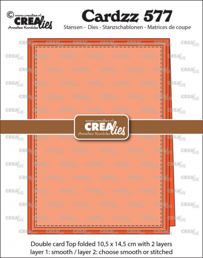 CREAlies Cardzz - Nr. 577 - Double Card (Top Folded)