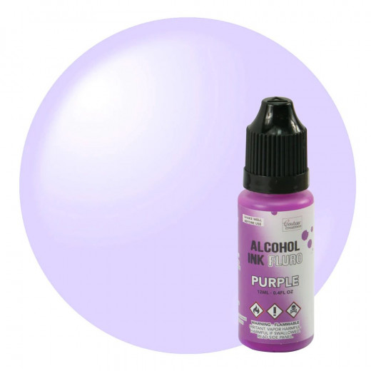 Couture Creations Alcohol Ink - FLURO Purple