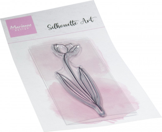 Clear Stamps - Silhouette Art - Tulip