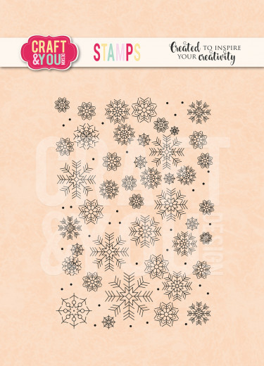 Craft and You Clear Stamps - Snowflakes