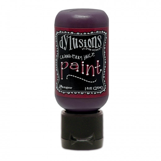 Flip Cap Bottle Dylusions Paint - Cranberry Juice