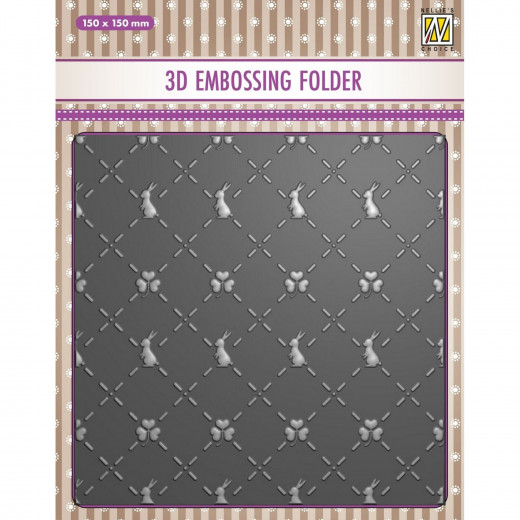 Embossing Folder - Bunnys and Clovers