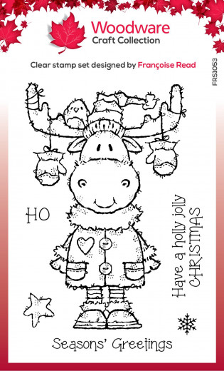 Woodware Clear Stamps - Maurice Moose