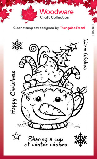 Woodware Clear Stamps - Frosty Cup