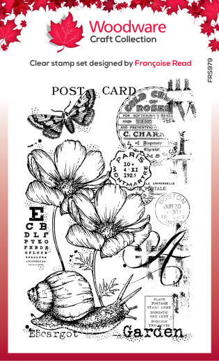 Woodware Clear Stamps - Garden Snail