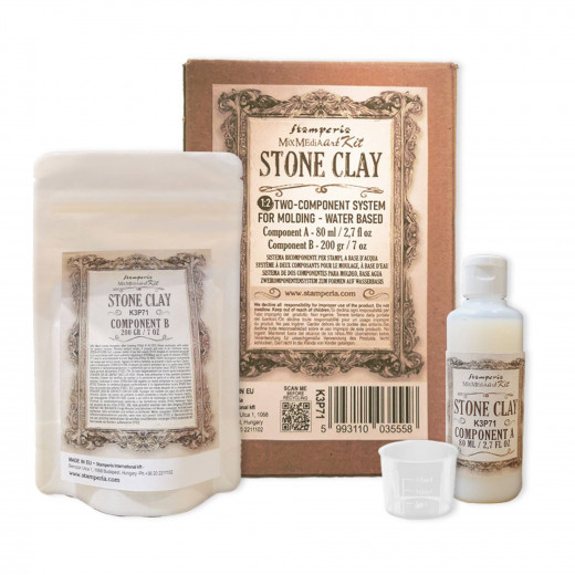 Stone Clay Mixed Media Art Kit