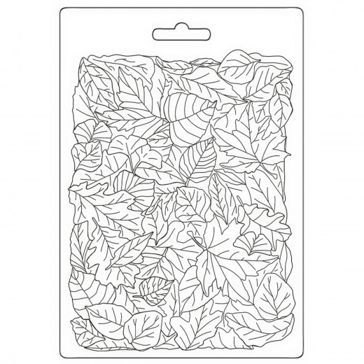 Soft Mould A5 - Woodland - Leaves Pattern