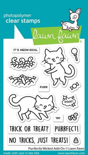 Clear Stamps - Purrfectly Wicked Add-On