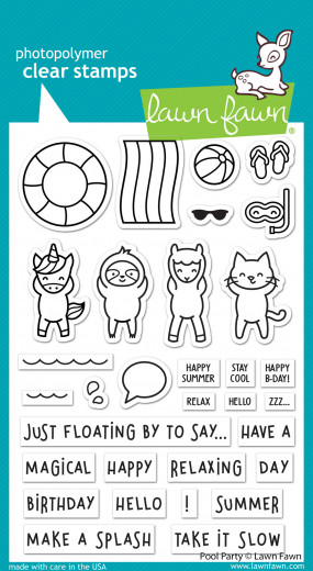 Clear Stamps - Pool Party