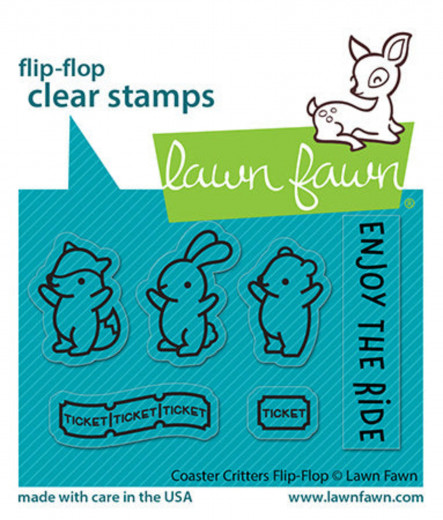 Clear Stamps - Coaster Critters Flip-Flop
