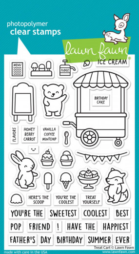 Clear Stamps - Treat Cart